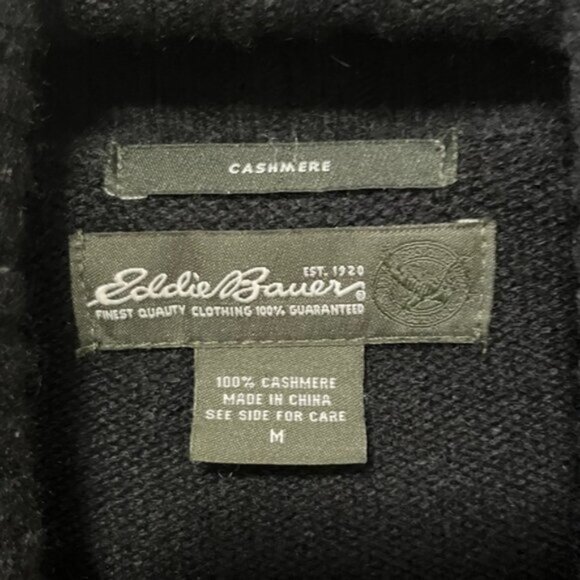 EDDIE BAUER PURE CASHMERE CARDIGAN SIZE M - Picture 6 of 9